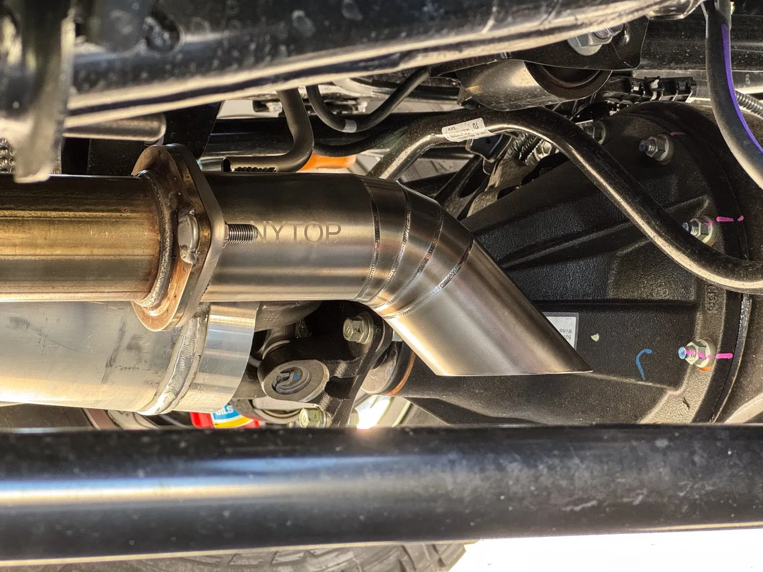 NYTOP Titanium Axle Dump Exhaust | 2024  Toyota Tacoma