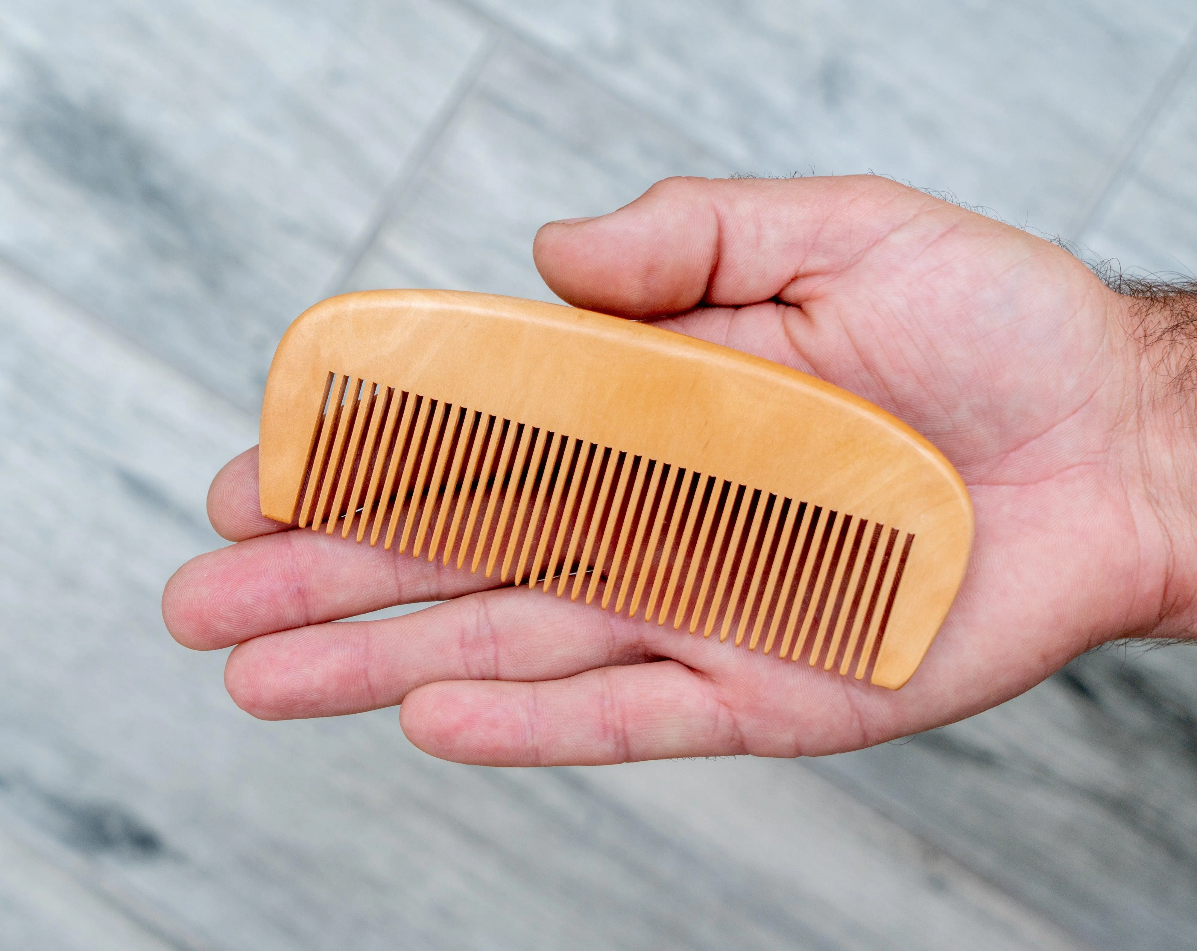 One-Sided Wooden Combs