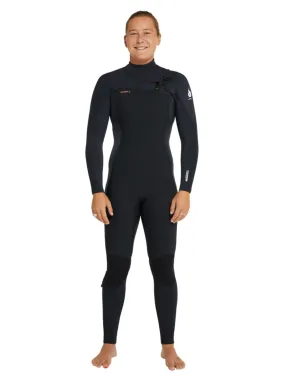 O'Neill - Women's Hyperfreak Fire 4/3mm Steamer Chest Zip Wetsuit