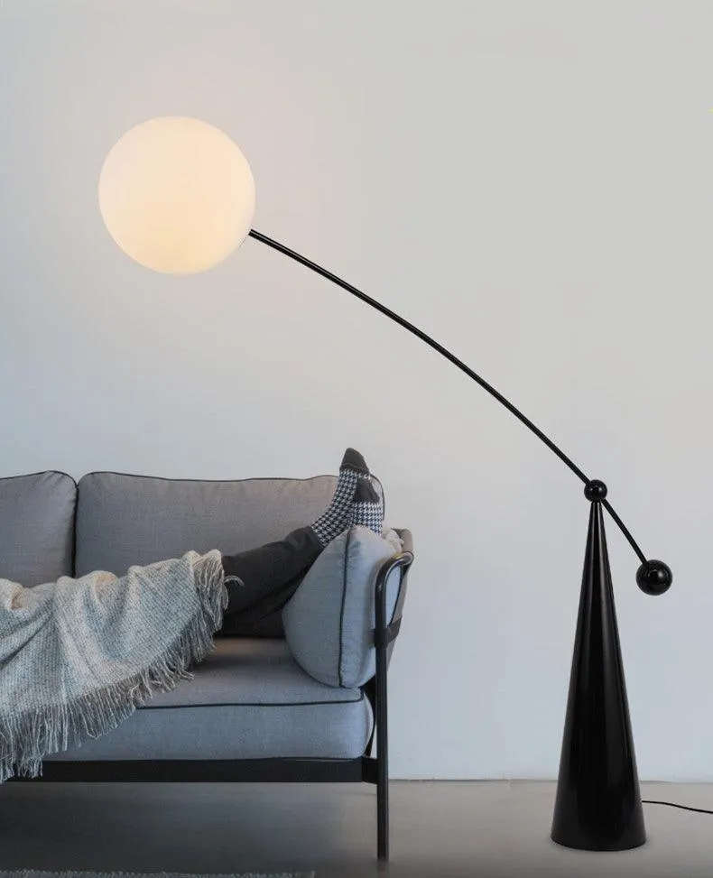 Opal Arc Floor Lamp