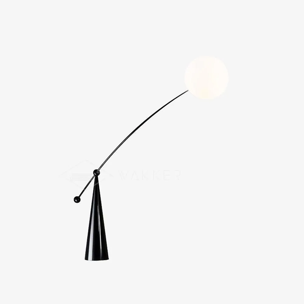 Opal Arc Floor Lamp