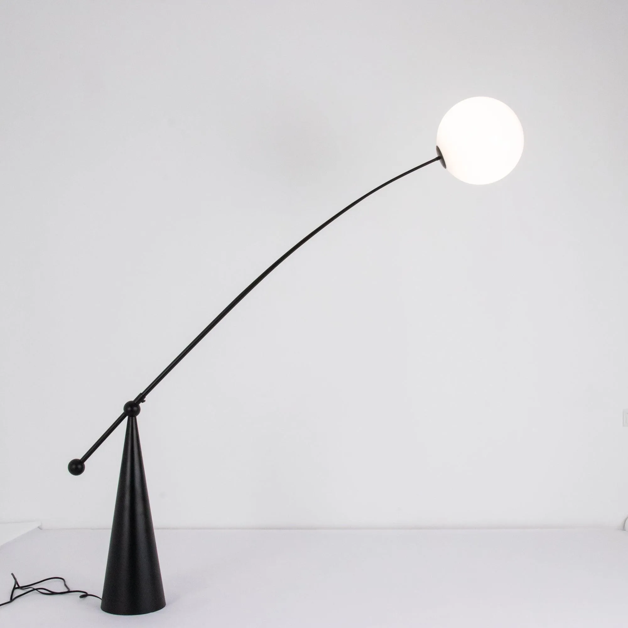 Opal Arc Floor Lamp