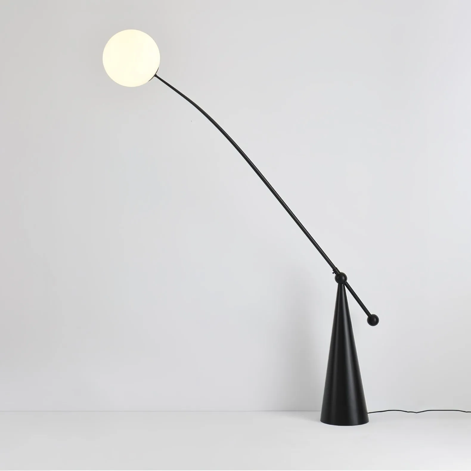 Opal Arc Floor Lamp