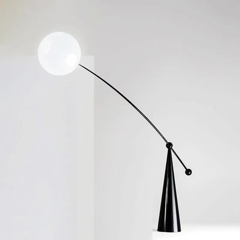 Opal Arc Floor Lamp