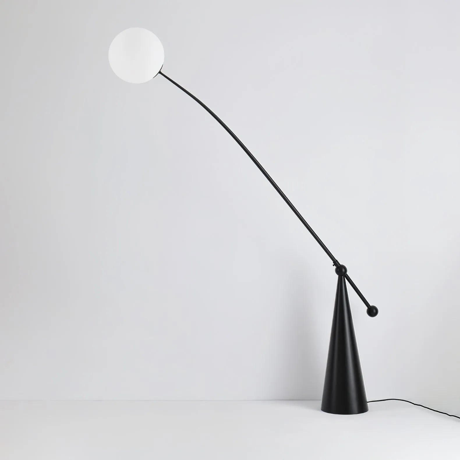 Opal Arc Floor Lamp