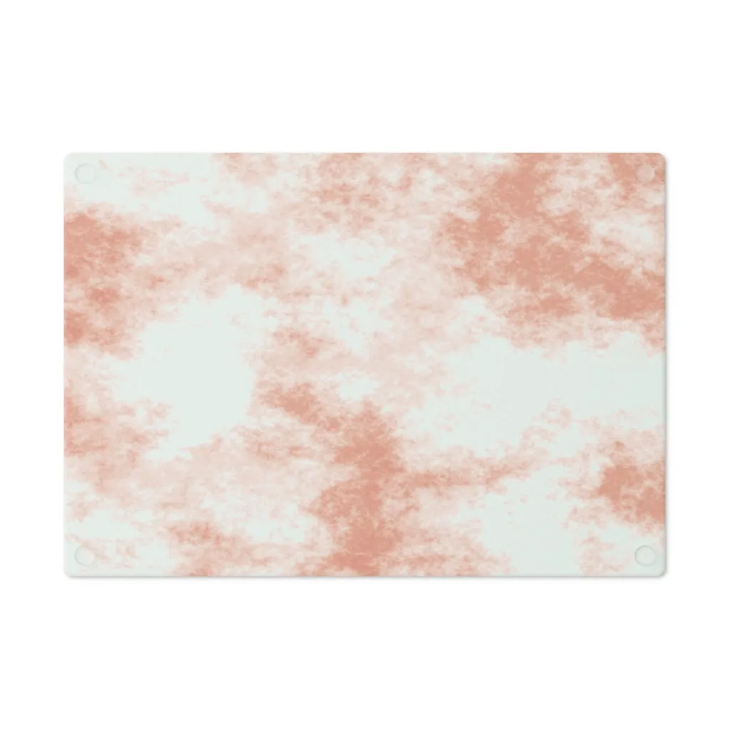 Orange Clouds Cutting Board