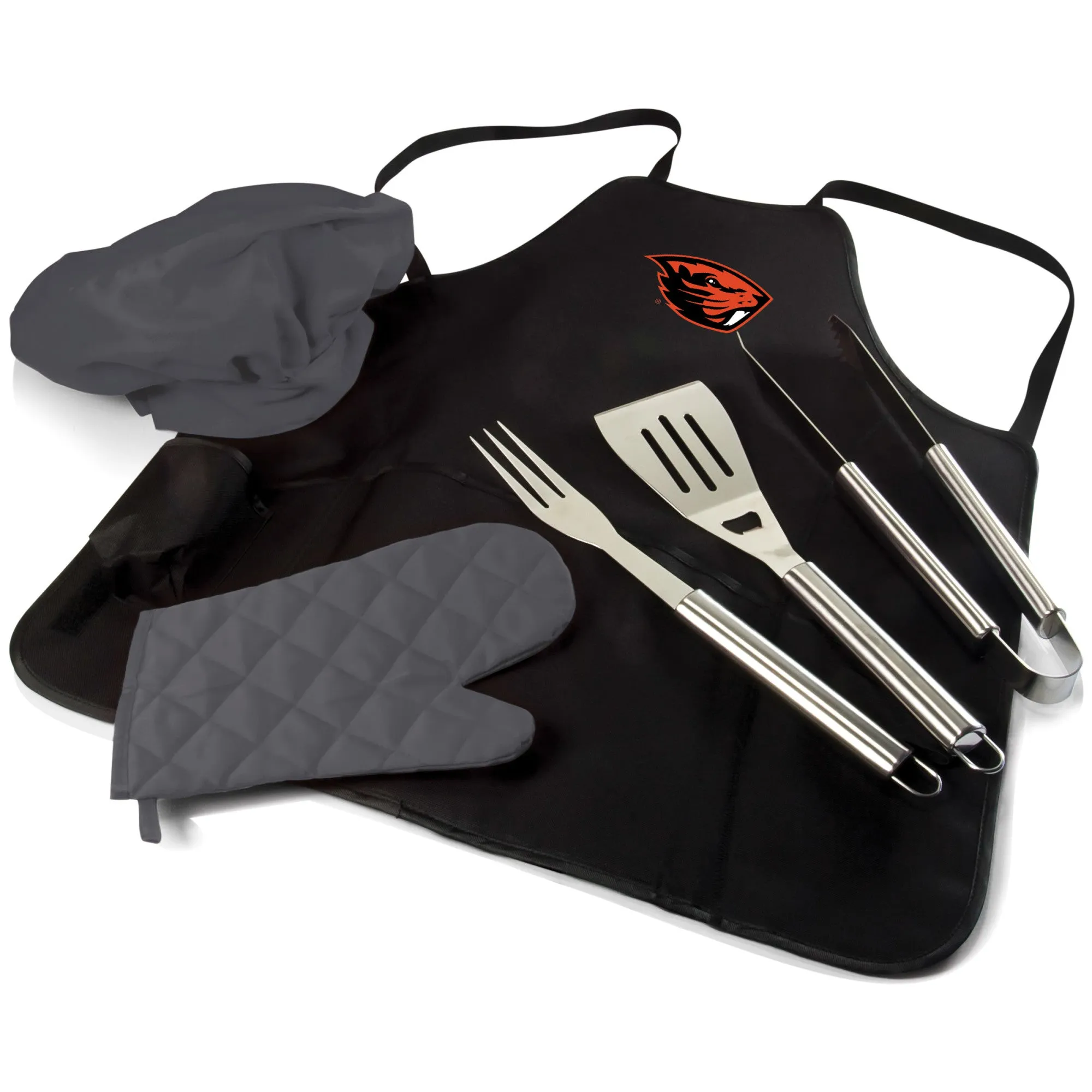 Oregon State Beavers - BBQ Apron Tote Pro Grill Set