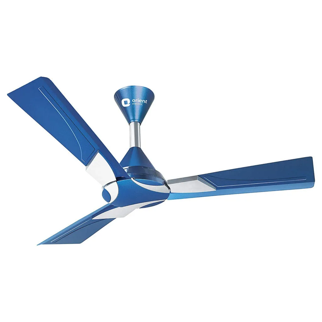 Orient Wendy Ceiling Fan With Remote 1200mm Azure Blue-Silver