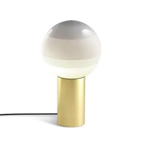 Outlet Dipping table lamp - Small, Off-white, Brass