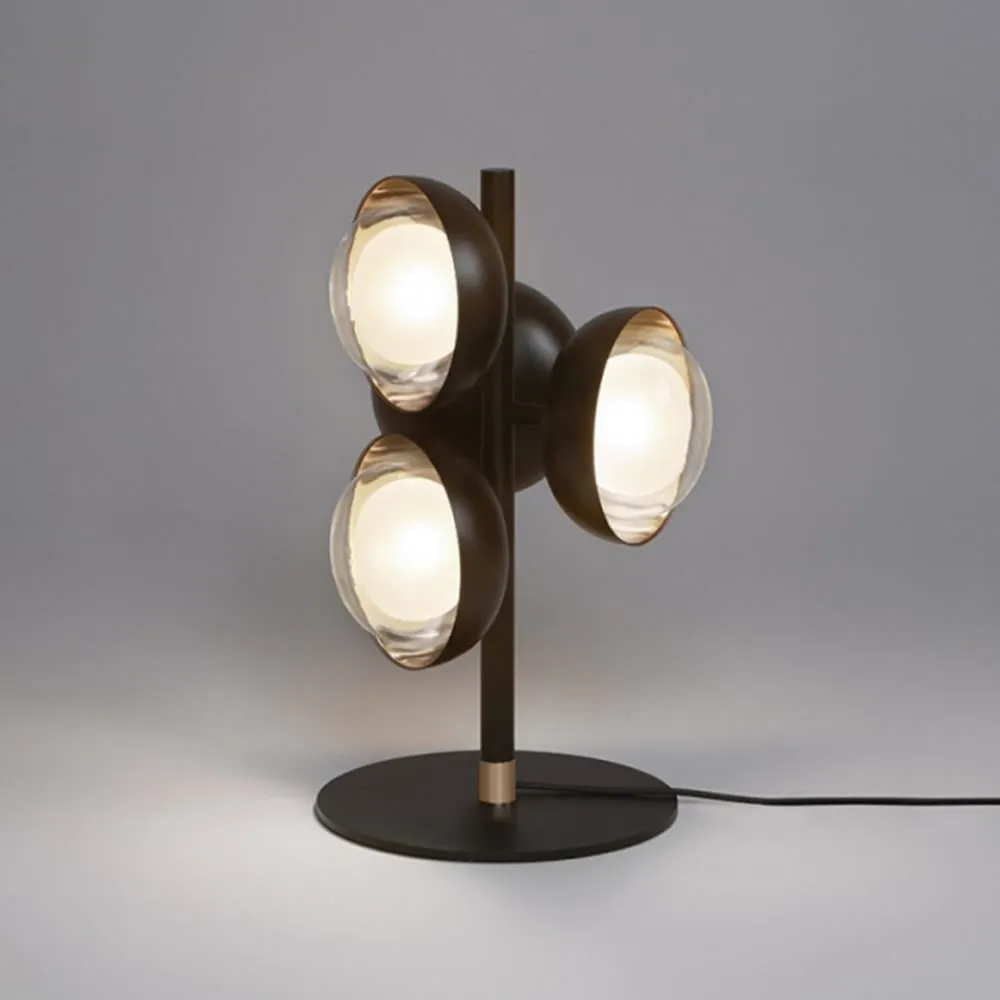 Outlet Tooy Muse table lamp - Sand black and brushed brass, Dimmable