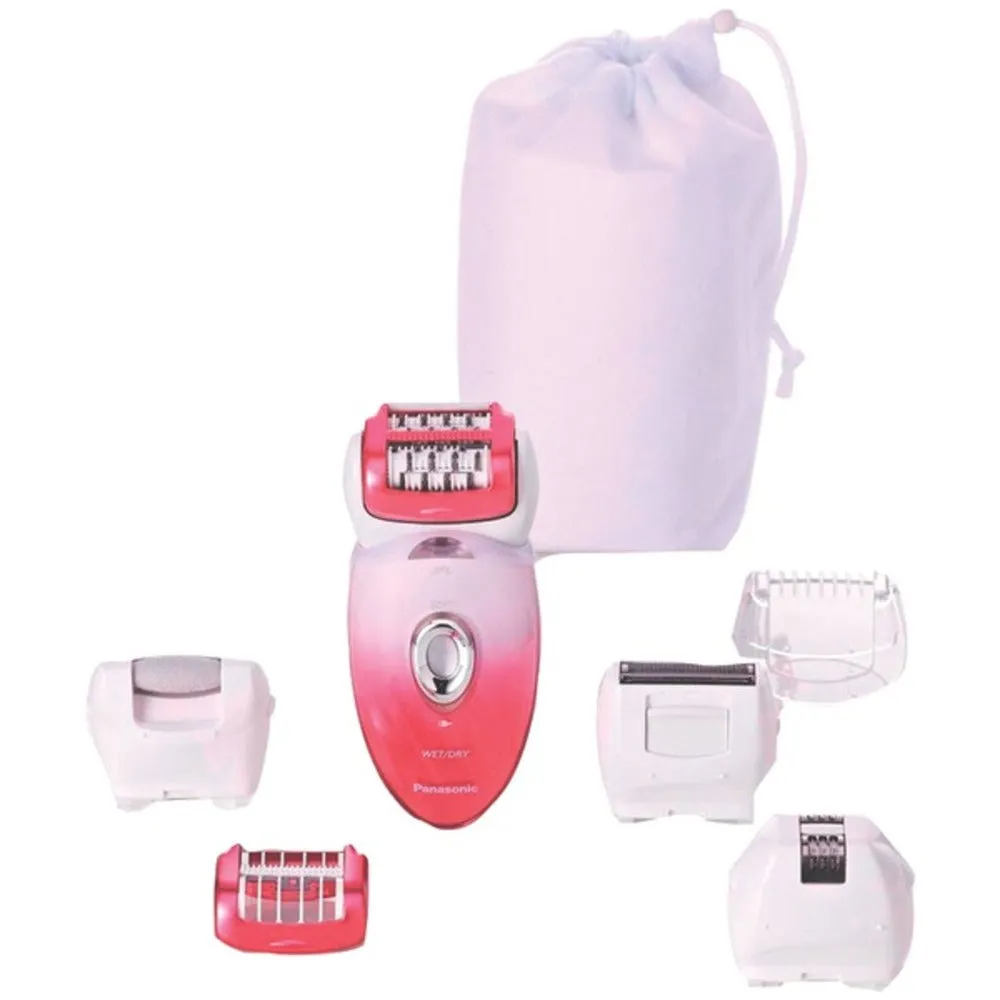 Panasonic ES-ED90-P Womens Epilator with Shaver Attachments