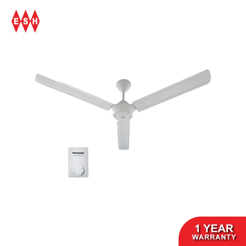 Panasonic F-M15A0 150cm/60" 3-Blades Regulator Ceiling Fan (White)