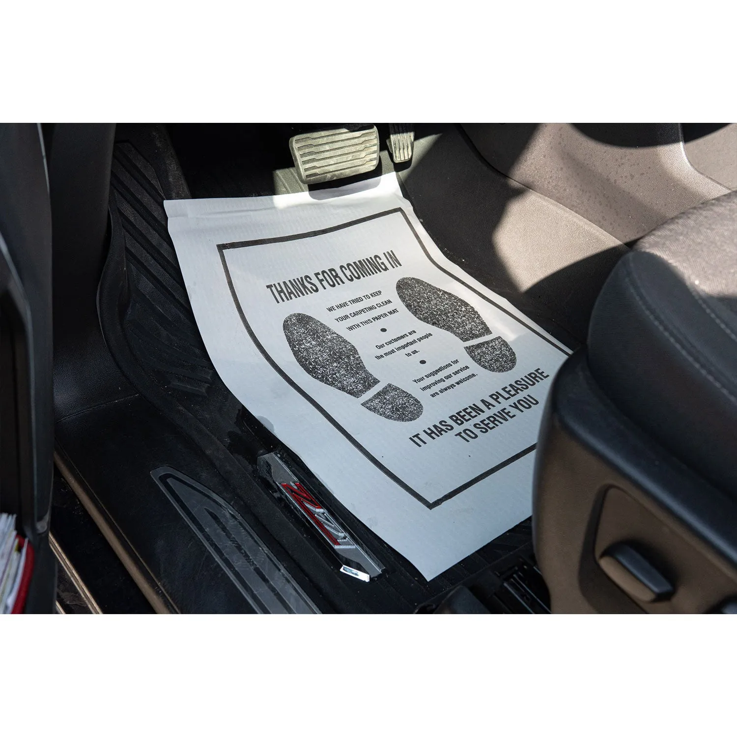 Paper Floor Mats