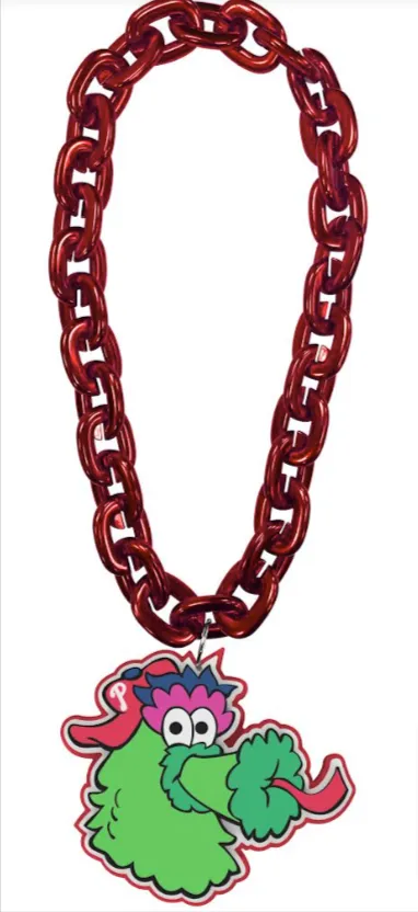 Philadelphia Phillies Phanatic FanFave Fan Red Chain