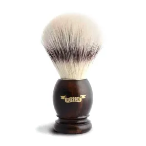 Plisson High Mountain Fiber Shaving Brush with Macassar Ebony Wood, Size 12