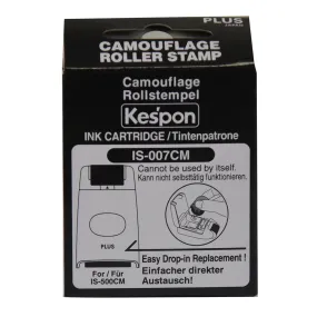 PLUS Camouflage Roller Stamp with Refill Black