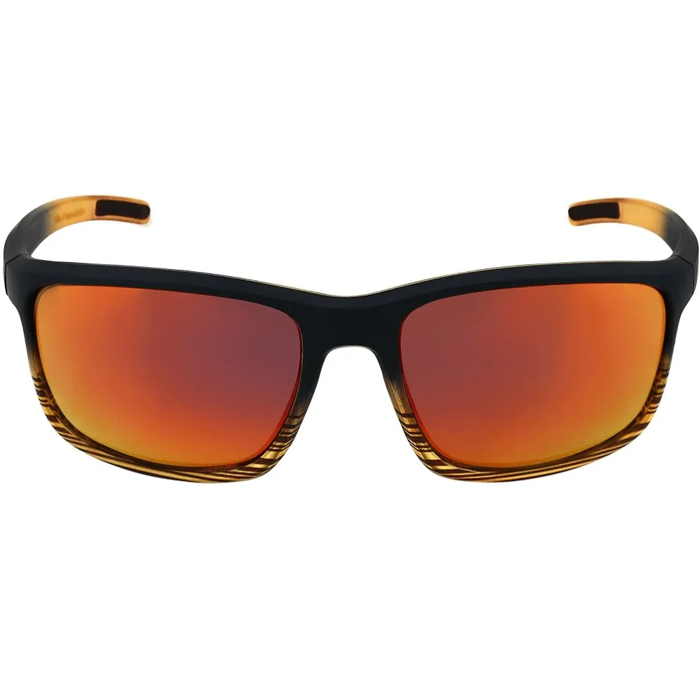 Pompano Red Mirror Performance Fog Technology Polarized Lens with Tortoise/Black Frame, Safety Glasses - BH27110PFT