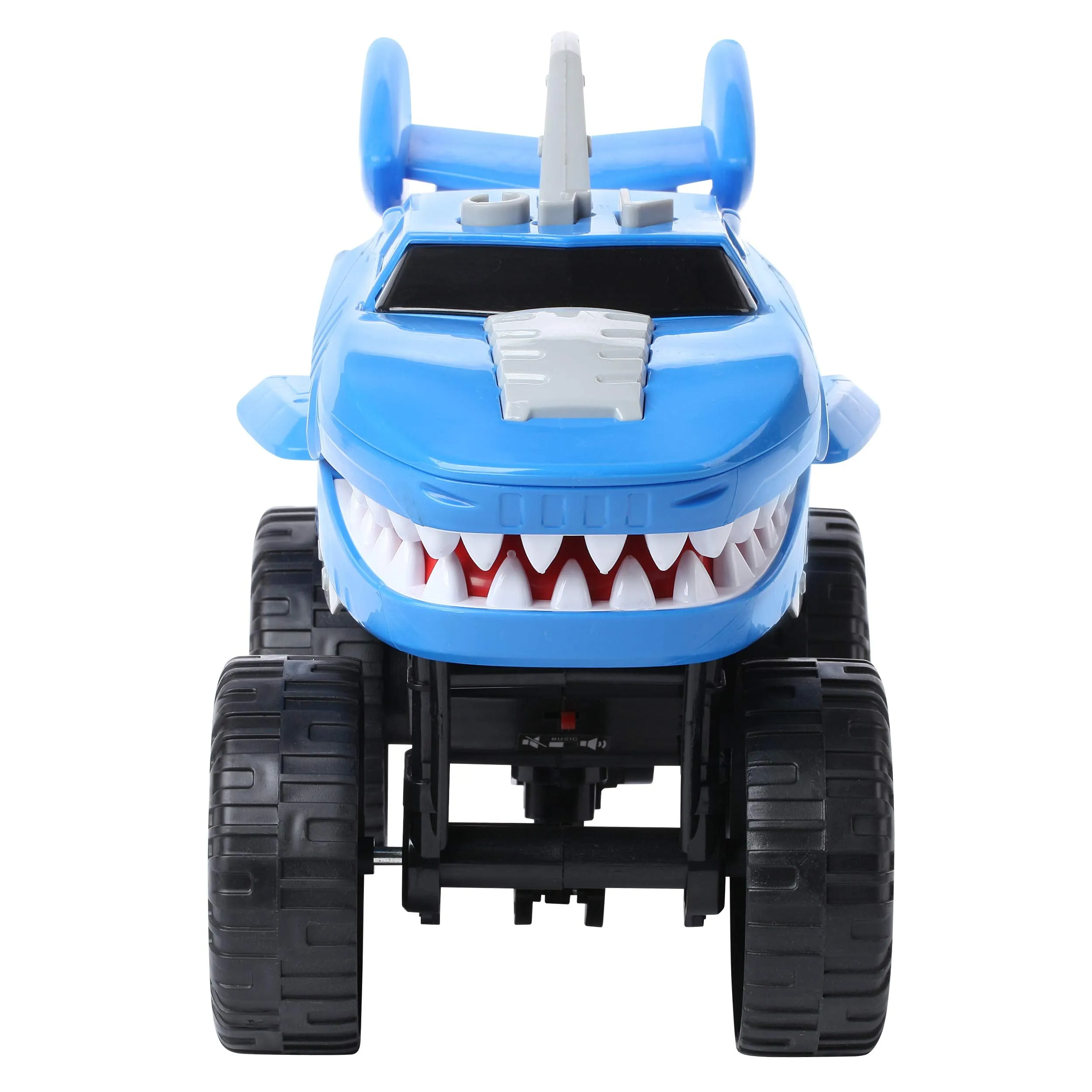 Powerful Crocodile Chomper Monster Truck - Battery Powered Crocodile Car Lights Up