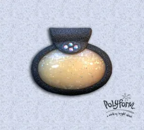 Premo! Opal Clay Hollow Dome Pendant