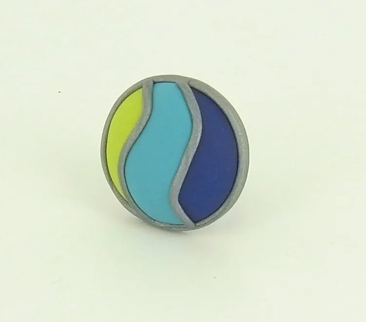 premo! Tri-Color Cabochon Ring