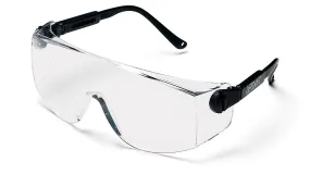 Pyramex SB1010S Defiant Black Safety Glasses W/ Clear Lens (12 each)