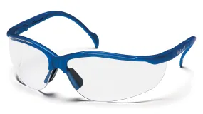 Pyramex SMB1810S Venture II Metallic Blue Safety Glasses W/ Clear Lens (12 each)