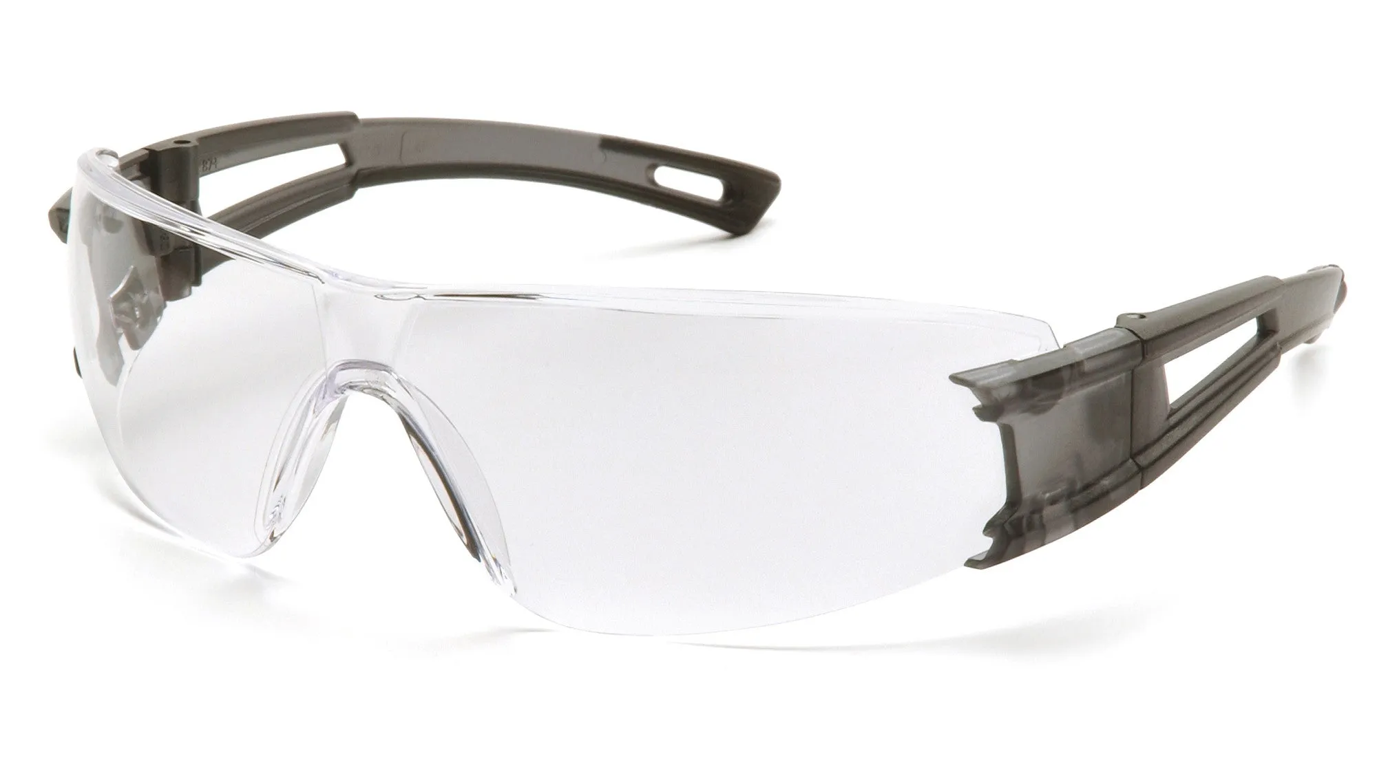 Pyramex STG5910S Endeavor Translucent Gray Temples Safety Glasses W/ Clear Lens (12 each)