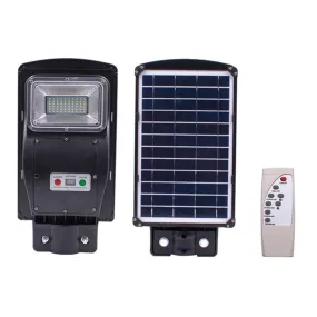 REDCOLOURFUL 30w 60leds Solar Street Path Light Ultra-bright Light Outdoor Wall Road Lamp Black