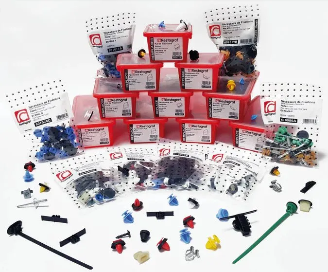 Restagraf Full Bonnet Fixings & Fasteners- Fitting Kit, Passat (11.2014 →) , Volkswagen 3G0898615 , 3G0 898 615