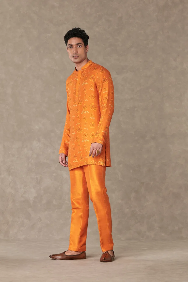 Rust Narangi Kurta Set