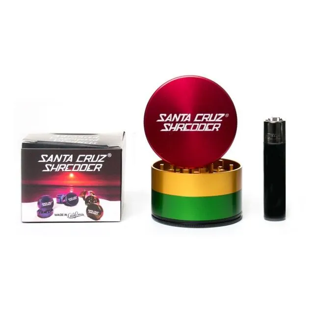 Santa Cruz Shredder - Metal Grinder 4pc Large - Rasta