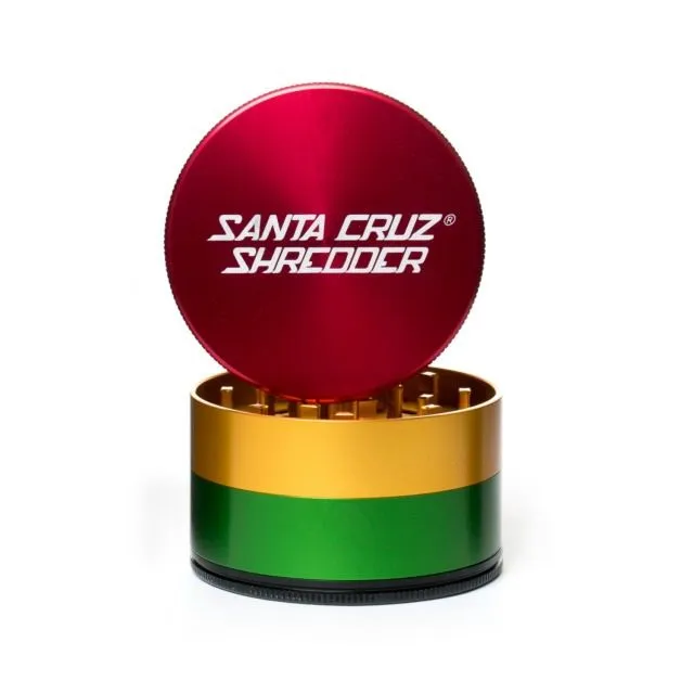 Santa Cruz Shredder - Metal Grinder 4pc Large - Rasta