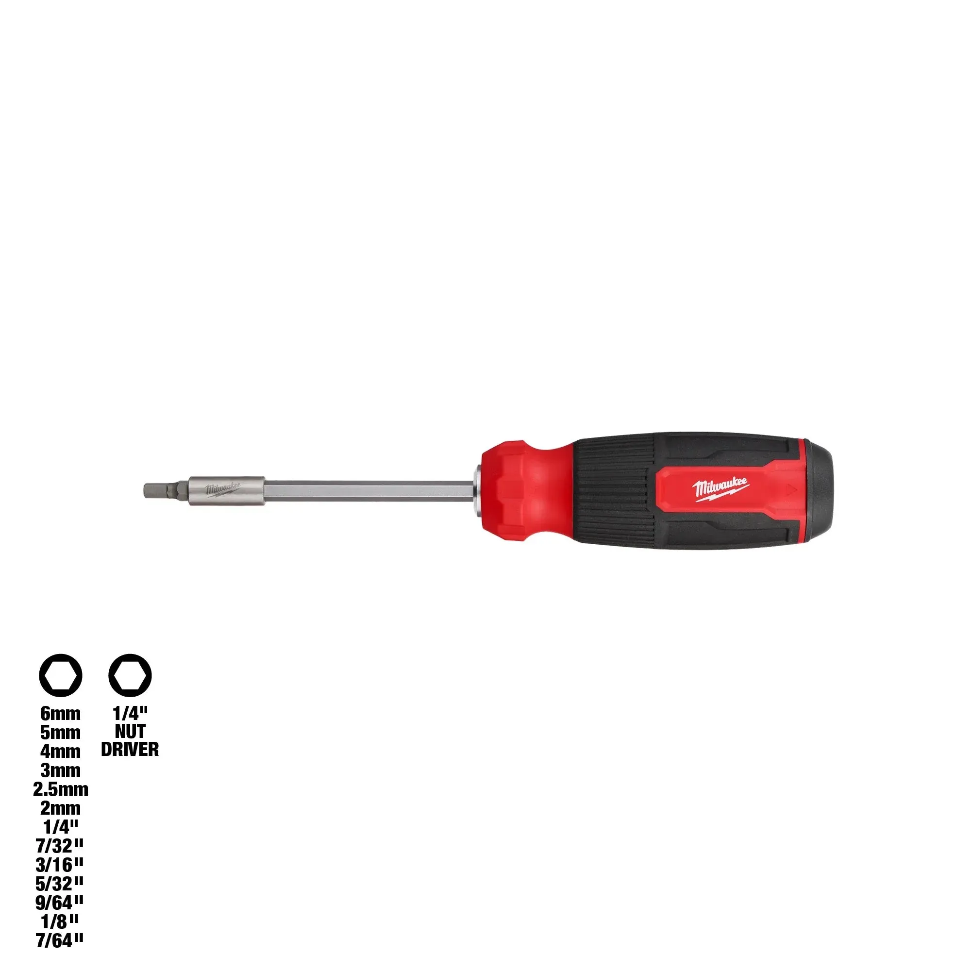 Screwdrivers - Milwaukee 14-in-1 Hex Multi-Bit Screwdriver, 48-22-2908