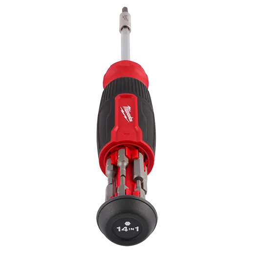 Screwdrivers - Milwaukee 14-in-1 Hex Multi-Bit Screwdriver, 48-22-2908