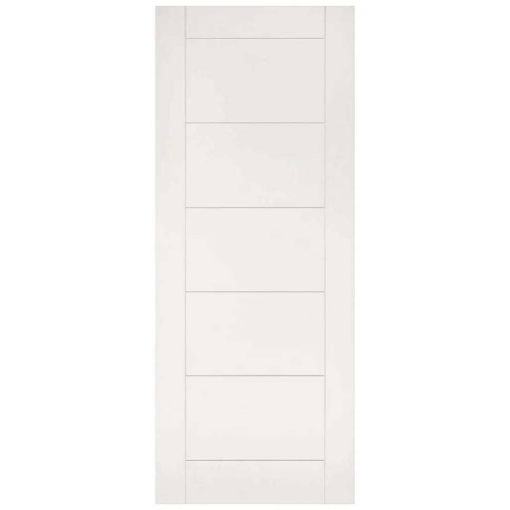 Seville Flush Staffetta Twin Telescopic Pocket Doors - White Primed