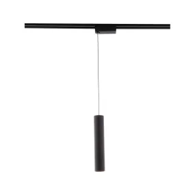 Silo LED Pendant Head 20W 2700K, Halo, Black with White Collar