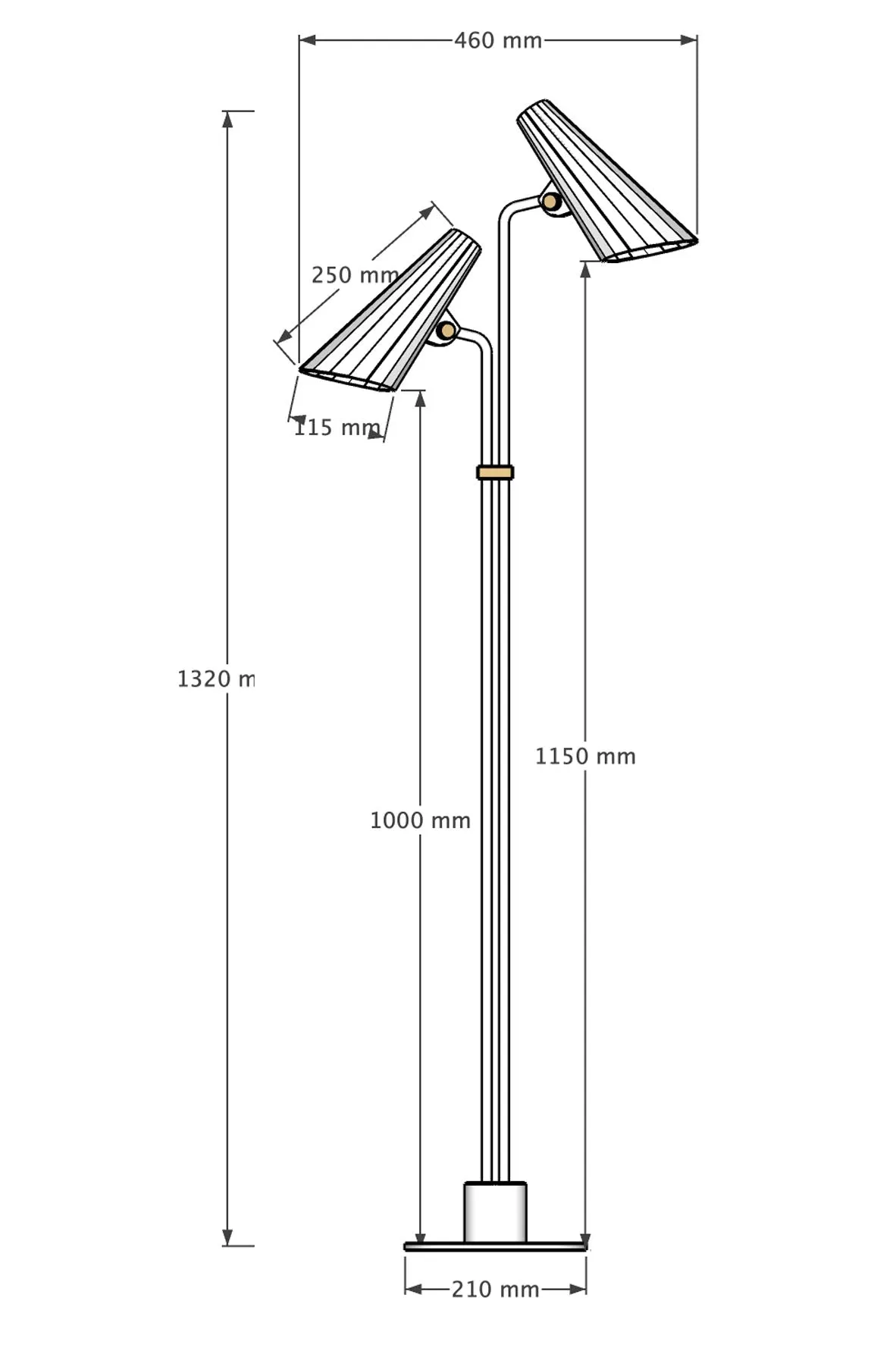 SIRO Double Floor Lamp