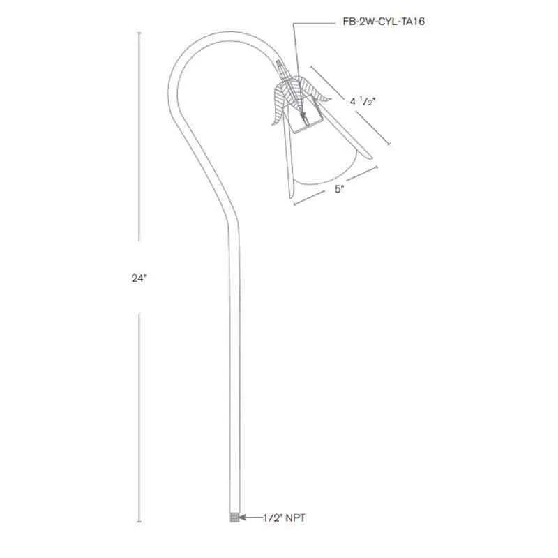 SPJ Lighting SPJ07-05 2W LED Decorative Pathway Light 12V