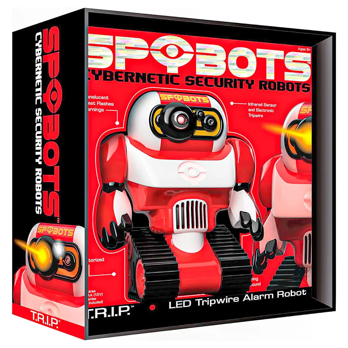 SpyBots Cybernetic Security T.R.I.P. LED Tripwire Alarm Robot