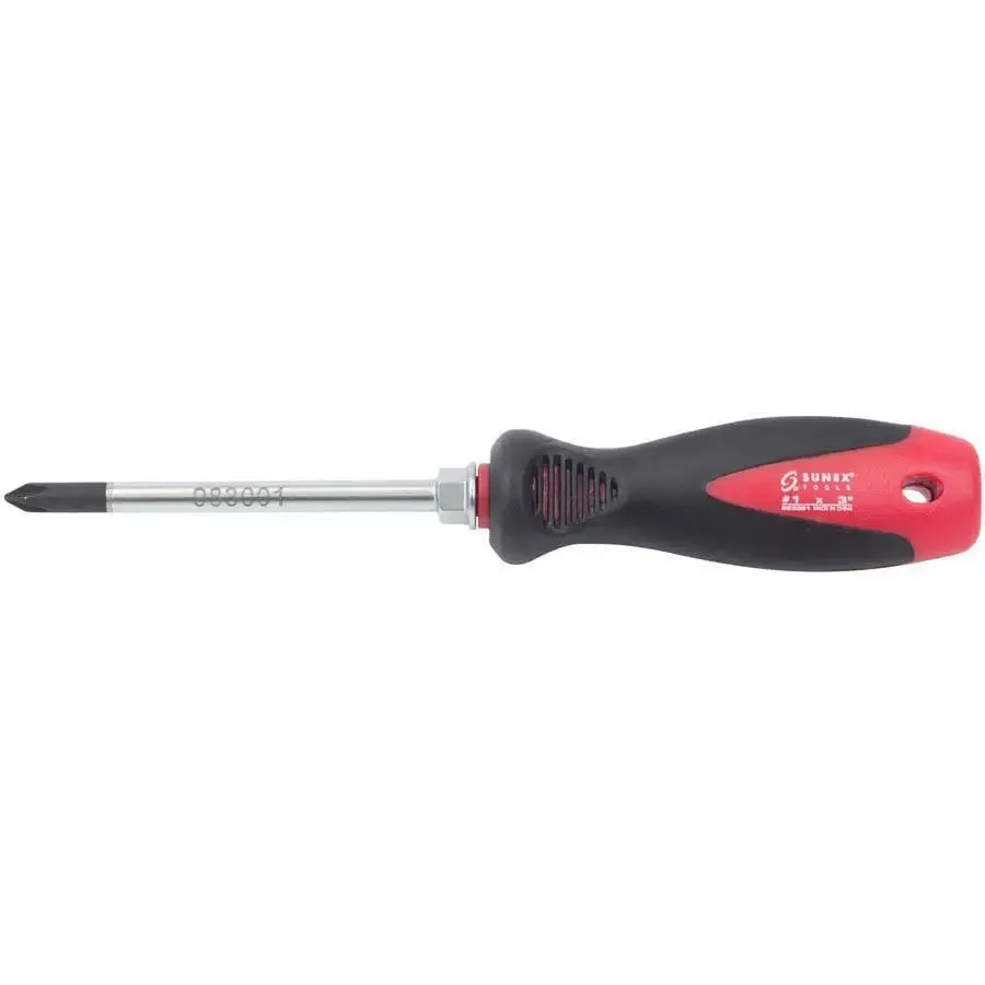 Sunex # 1 Phillips x 3 in Screwdriver w/Comfort Grip