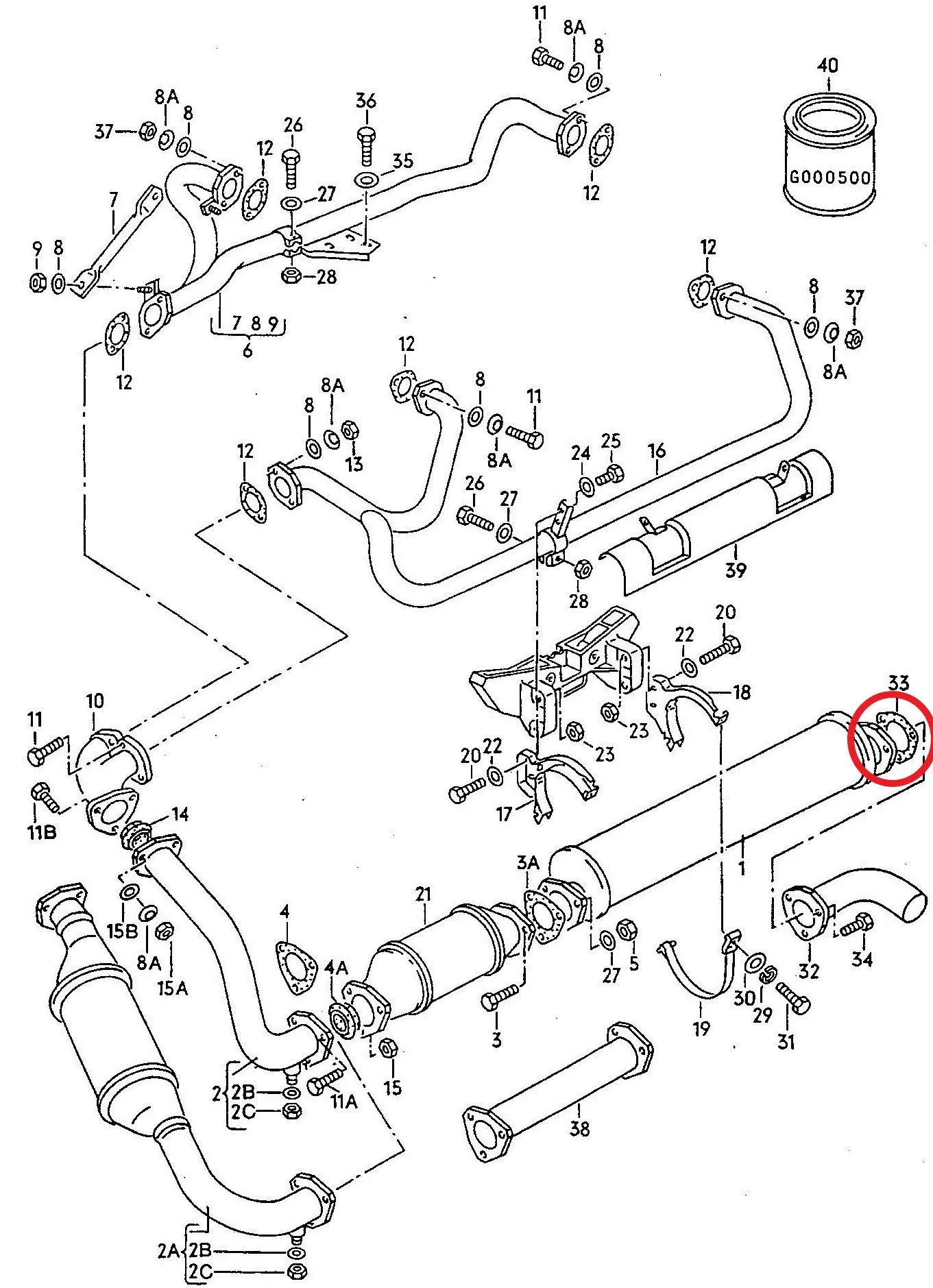 Tail Pipe Gasket T3