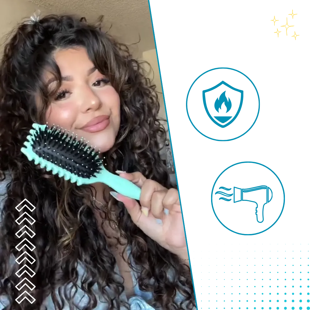 Tangle-Free Curl Defining Brush