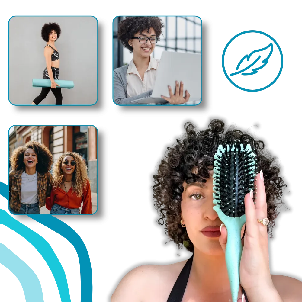 Tangle-Free Curl Defining Brush