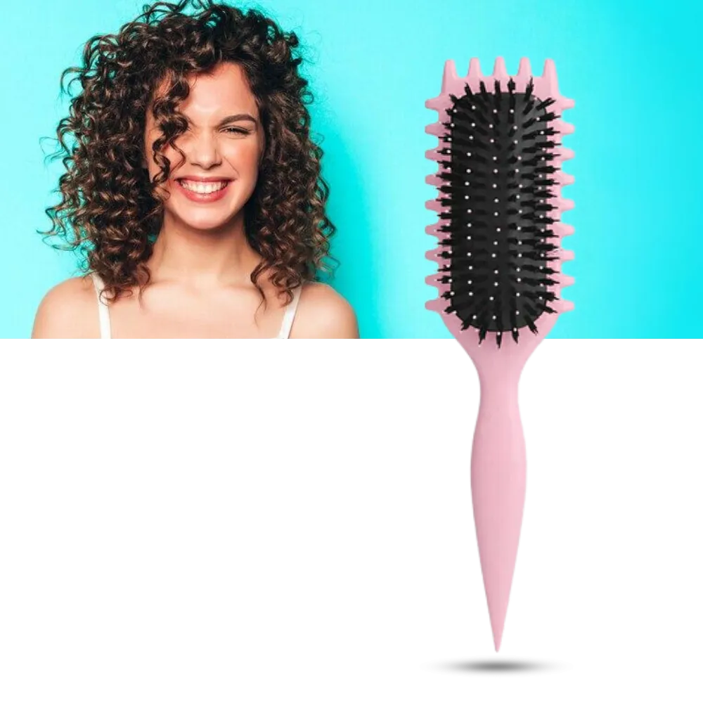 Tangle-Free Curl Defining Brush