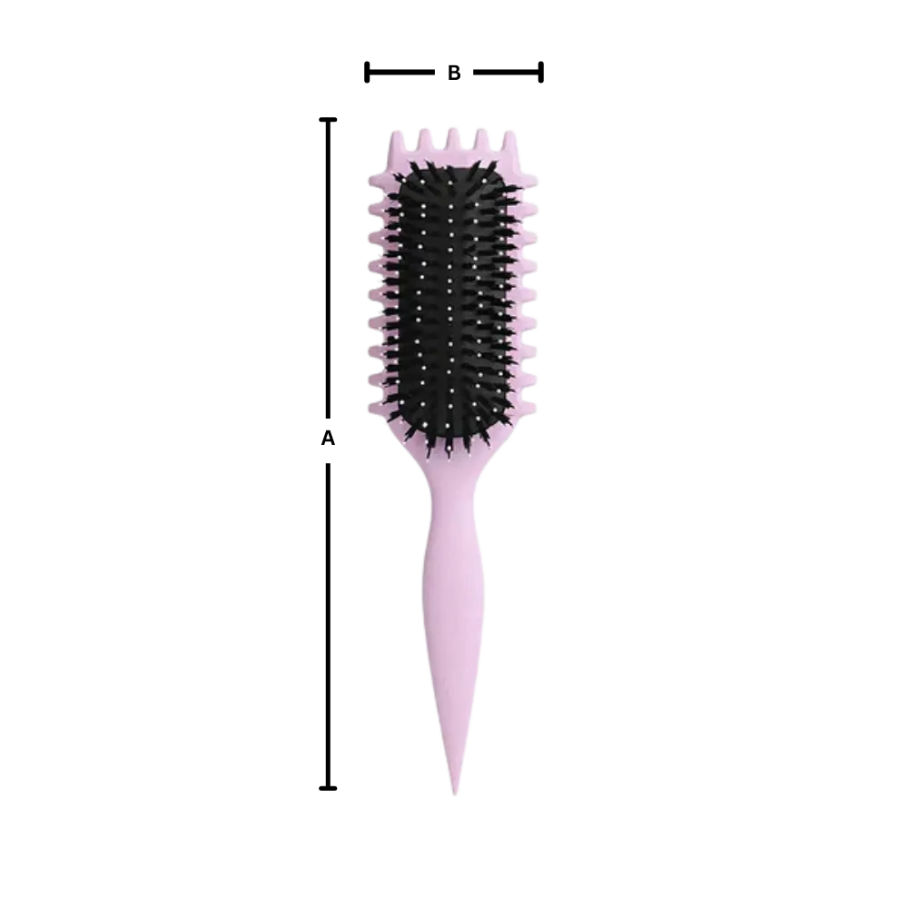 Tangle-Free Curl Defining Brush