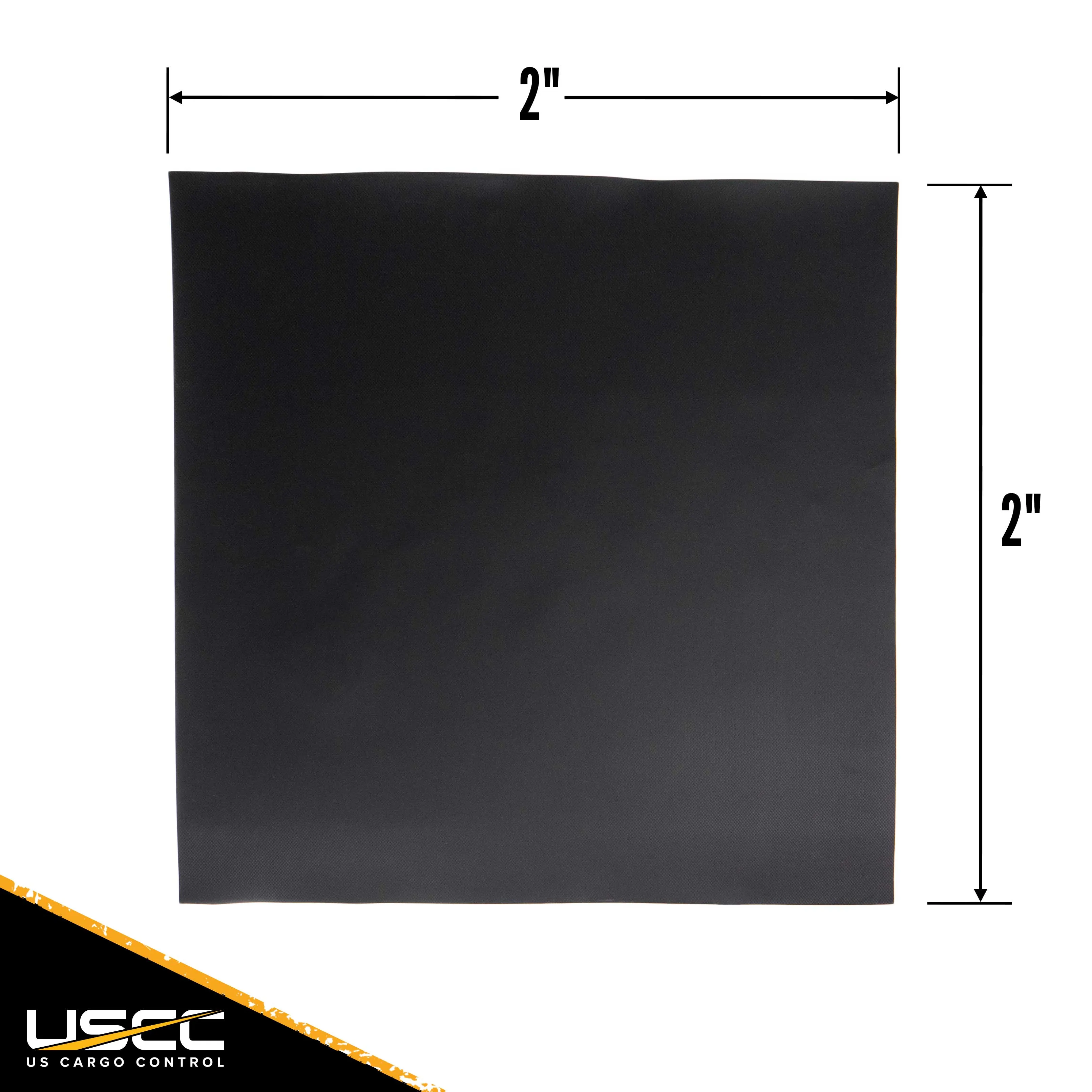 Tarp Repair Kit: 2'x2' Black Tarp Patch and Vinyl Cement