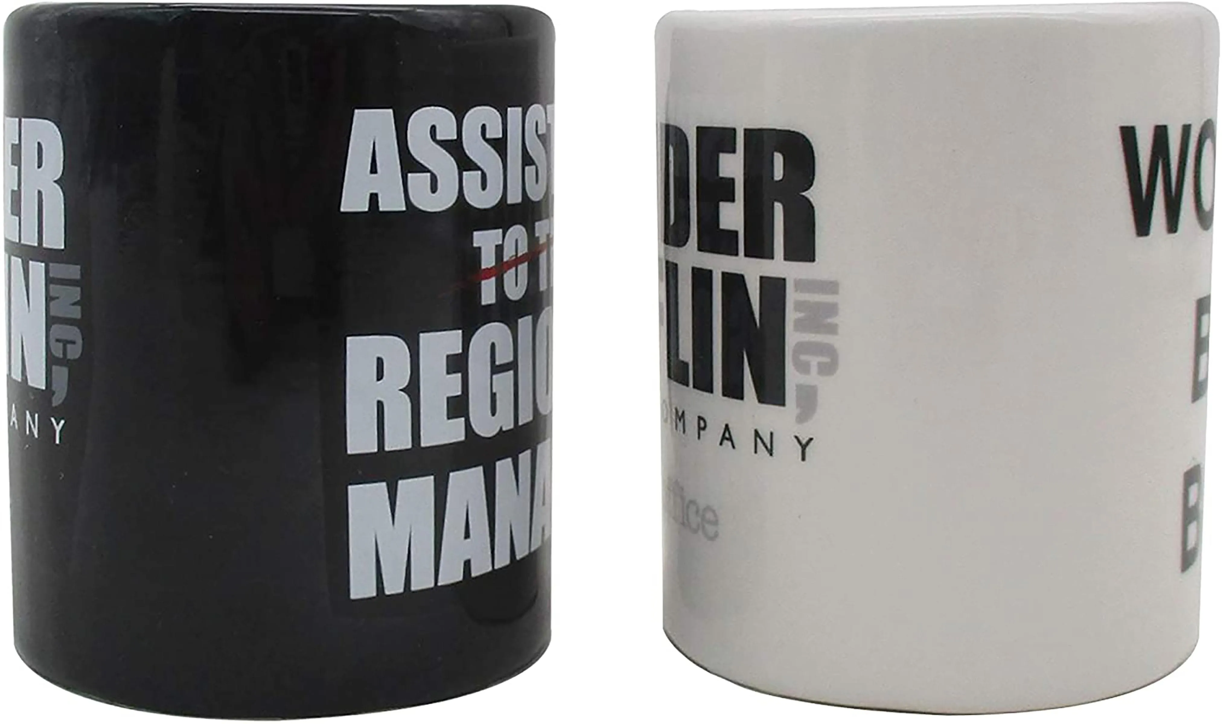 The Office Mugs Best Boss Manager Ceramic Salt and Pepper Shaker Set