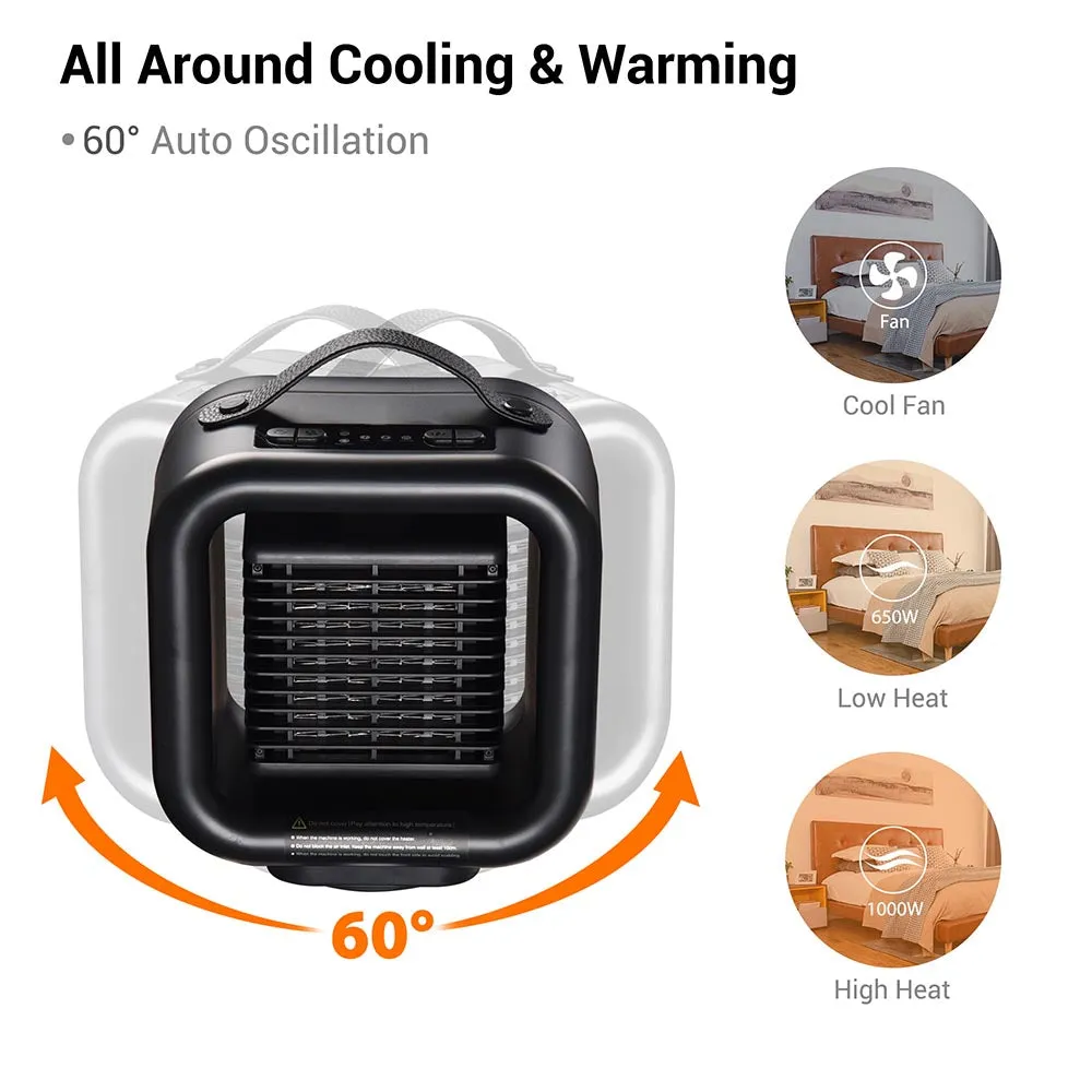 TheLAShop Portable Electric Cat Space Heater & Fan 1000w