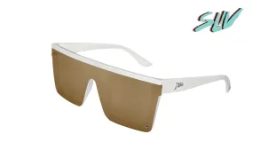 Tidal Wave - Matte Off White - Sean Silveira - 24K Gold Lens Polarized