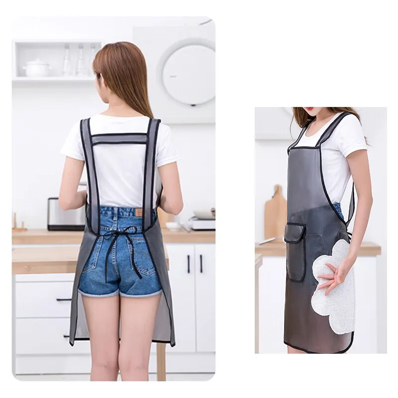 Transparent Waterproof Kitchen Apron